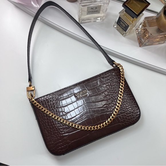 Guess Faux Leather Shoulder Bag - Picture 2 of 7